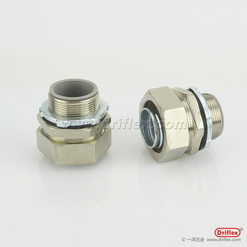 Nickle Plated Brass Straight Connector