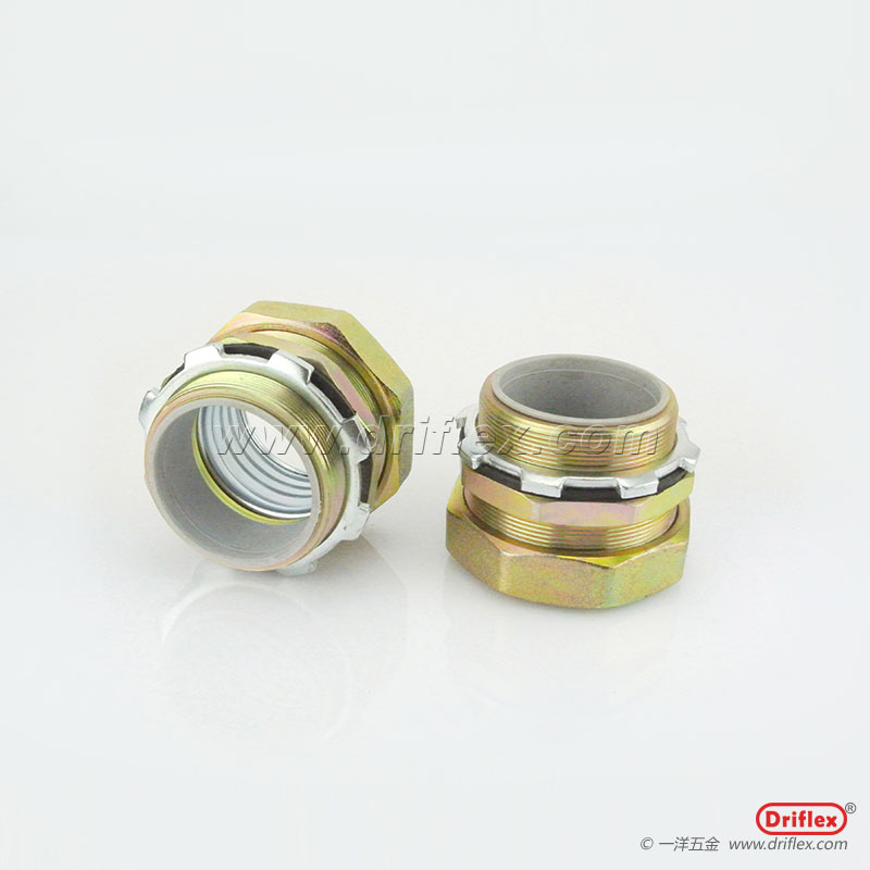 Colour Zinc Plated Steel Connector-Straight
